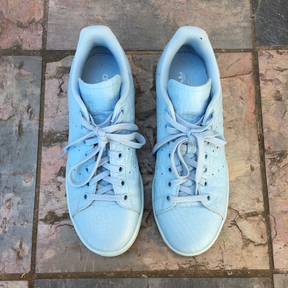 Adidas Stan Smith Light Blue Clesky Women's Adidas Stan Smith Light Blue Clesky Women's